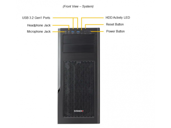 Desktop Gaming Workstation SYS-531AD-I