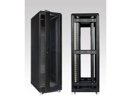 EKORACK Cabinet 42U, 2 doors, 2 fans, Depth 800mm