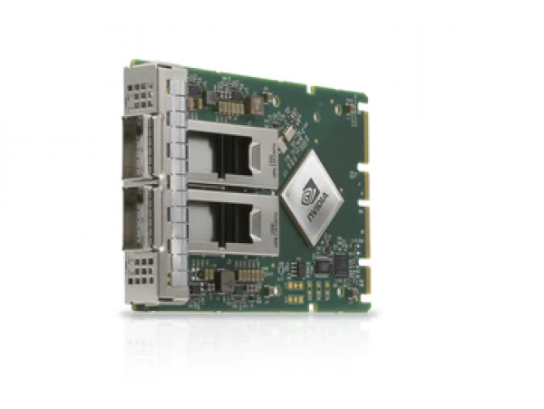 NVIDIA MCX623436AN-CDAB ConnectX-6 Dx EN Adapter Card 100GbE OCP 3.0 with Host Management Dual-Port QSFP56 PCIe 4.0 x16 No Crypto Thumbscrew Pull Tab Bracket