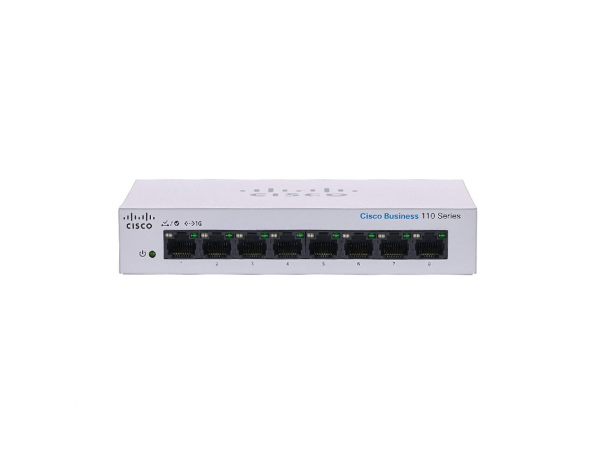 CBS110-8T-D-EU Cisco Business 110 Series 8 port gigabit Unmanaged Switch