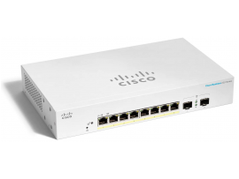 CBS220-8FP-E-2G-EU Switch Cisco 8 Ports 1GE PoE 130W, 2 Ports SFP 1G Uplink