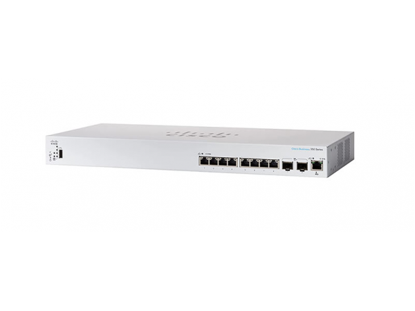 CBS350-8XT-EU Cisco switch 6 x 10G copper, 2 x 10G Copper/SFP+ combo