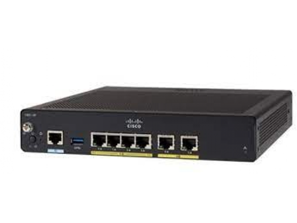 C921-4P Cisco ISR 921 Gigabit Ethernet Security Router, IP Base