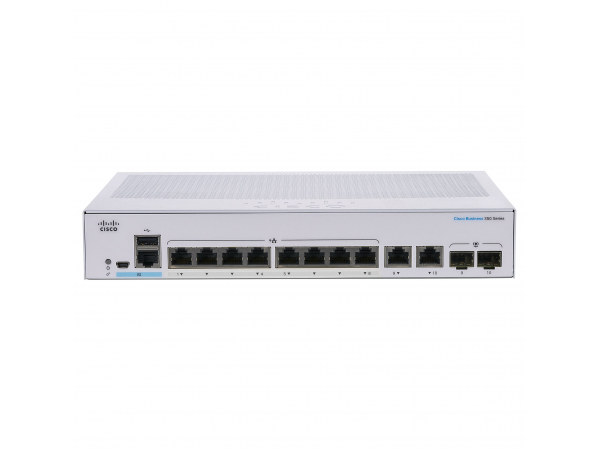 CBS350-8T-E-2G-EU Cisco Business 350 Series 8x10/100/1000 ports