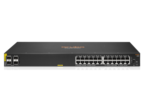 Aruba 6000 24G Class4 PoE 4SFP 370W Switch